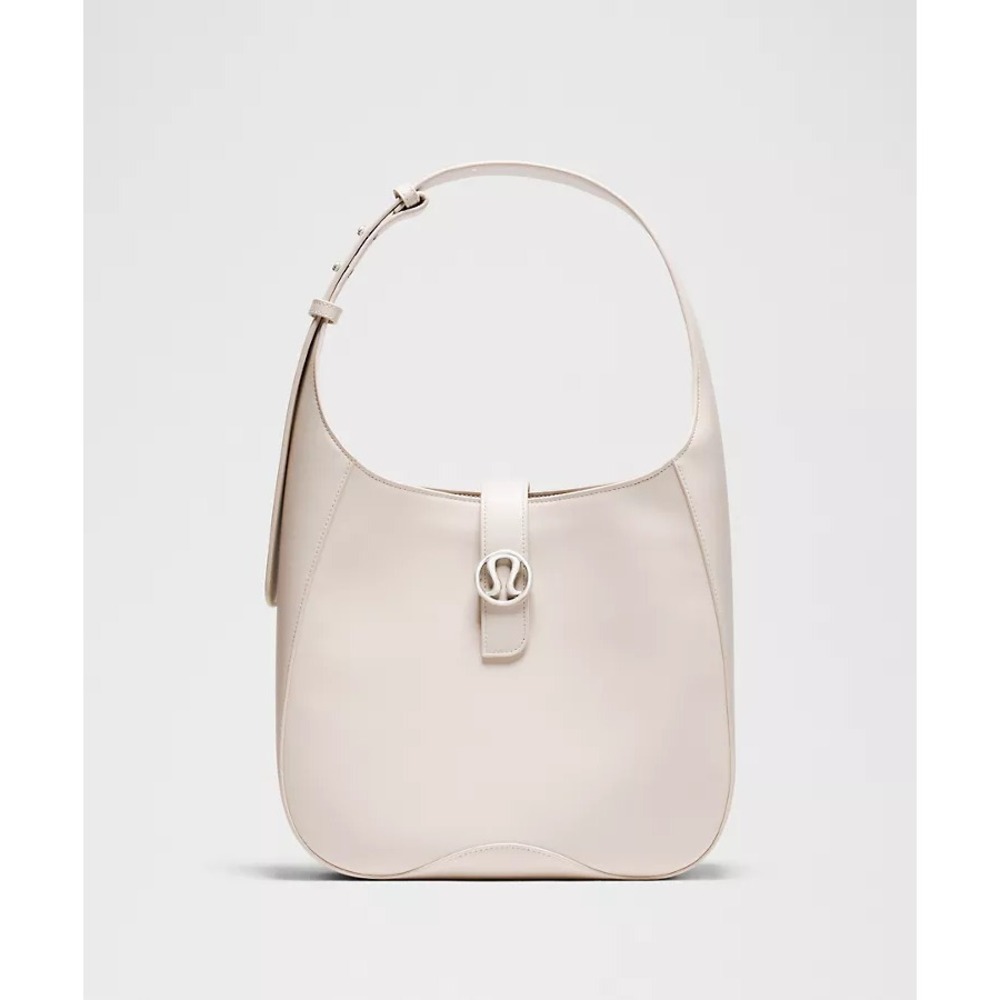 Lululemon-Leather Alternative Shoulder Bag 8L-Cashew